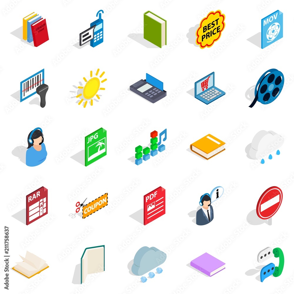Call center icons set. Isometric set of 25 call center vector icons for web isolated on white background Call center icons set. Isometric set of 25 call center vector icons for web isolated on white background