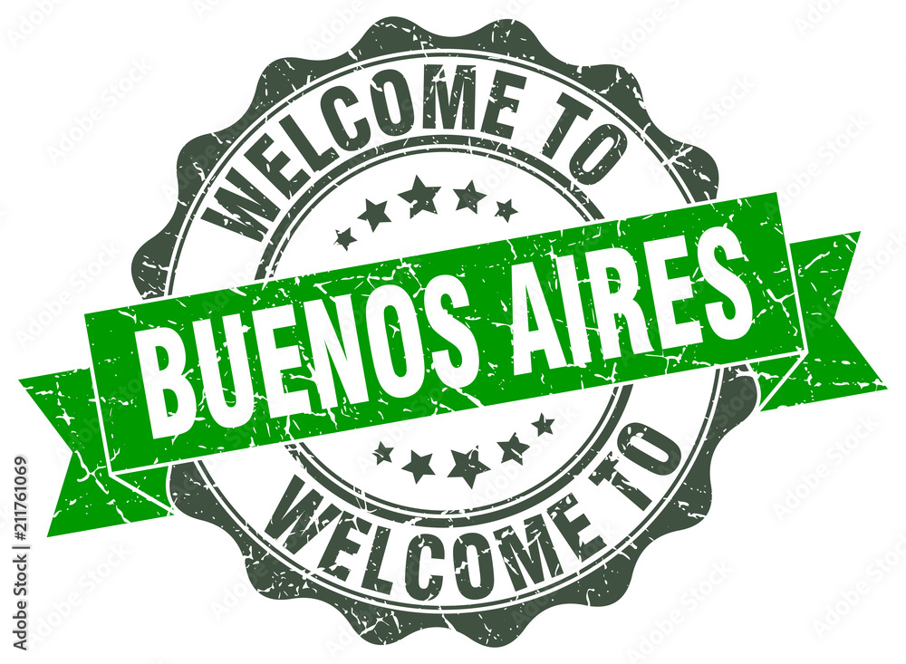 Buenos Aires round ribbon seal Buenos Aires round ribbon seal