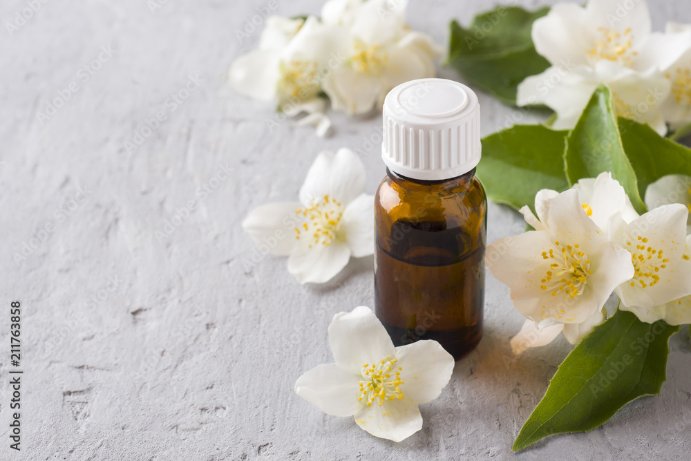 Oil of jasmine. Aromatherapy with jasmine oil. Jasmine flowers Oil of jasmine. Aromatherapy with jasmine oil. Jasmine flowers