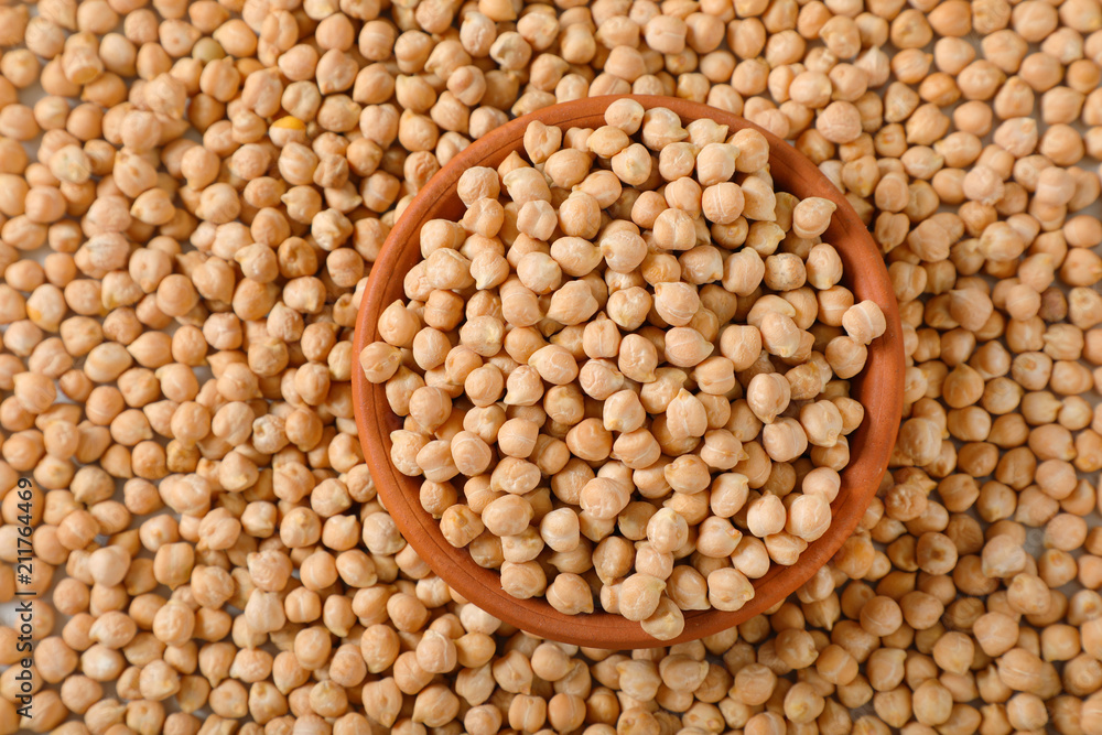raw dried chickpeas raw dried chickpeas