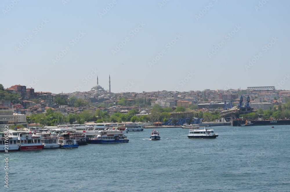 istanbul city landscape sea