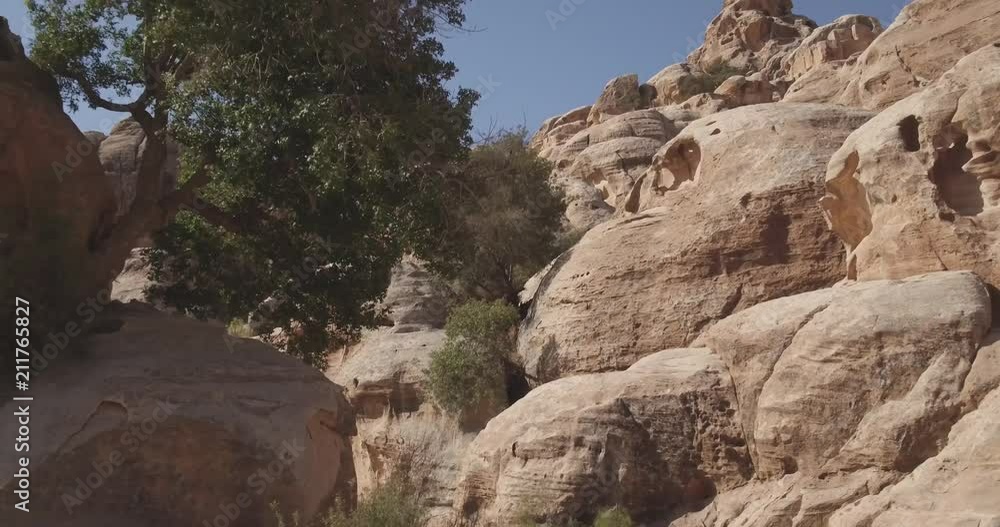 Petra White Canyon fly through rocks 4