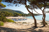  Cala Agulla beach in Cala Ratjada on Majorca island, Spain Mediterranean Sea, Balearic Islands.
