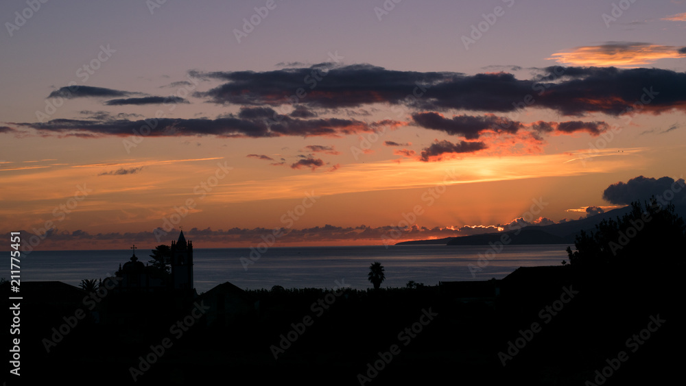 Obraz premium Sunrise at the coast