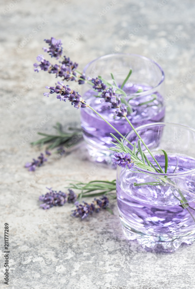 Lavender drink Summer tonik lemonade Lavender drink Summer tonik lemonade