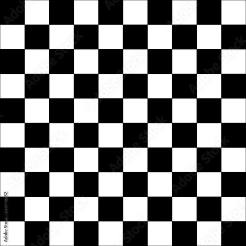Texture - Black and White squared table - Vector