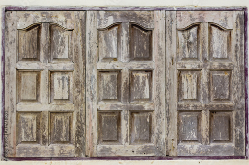  Surface of windows from wood
