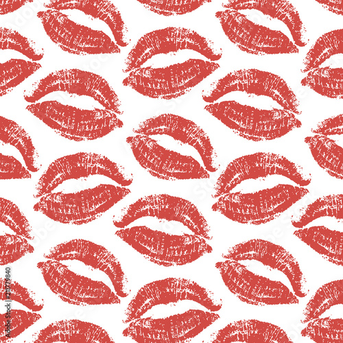 World kiss day. pattern lips pomade