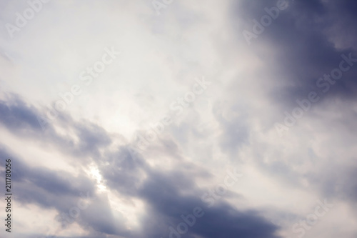 Fototapeta Naklejka Na Ścianę i Meble -  Background Dramatic dark sky with sun rays