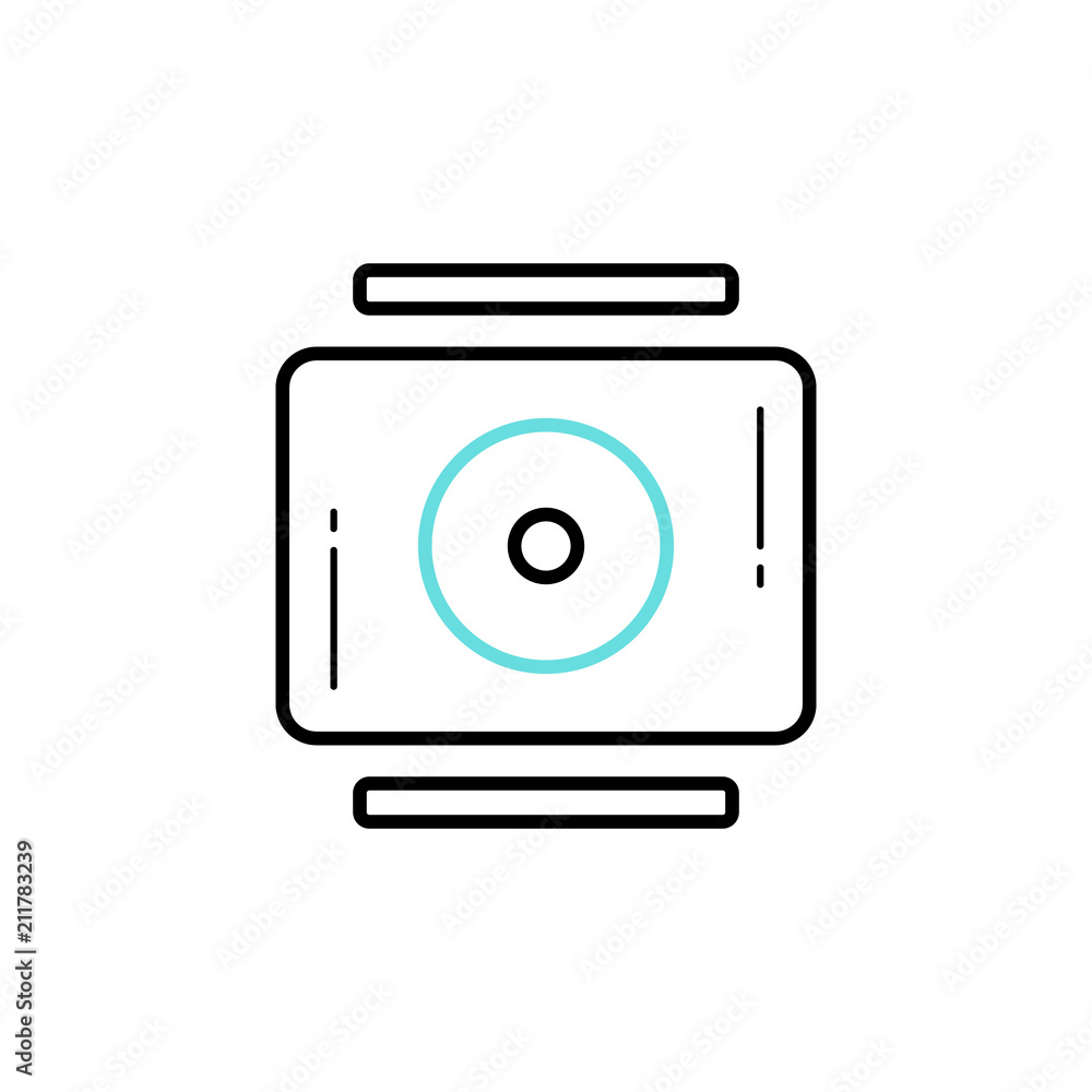 Foto Camera Icon. Vector illustration Foto Camera Icon. Vector illustration
