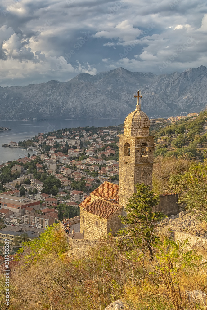 Kotor Church of Our Lady of Remedy Landscape