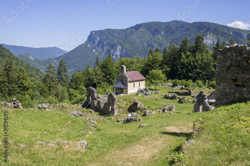 Hameau de Valchevrière dans le Vercors, Villard-de-Lans, Isère, France
