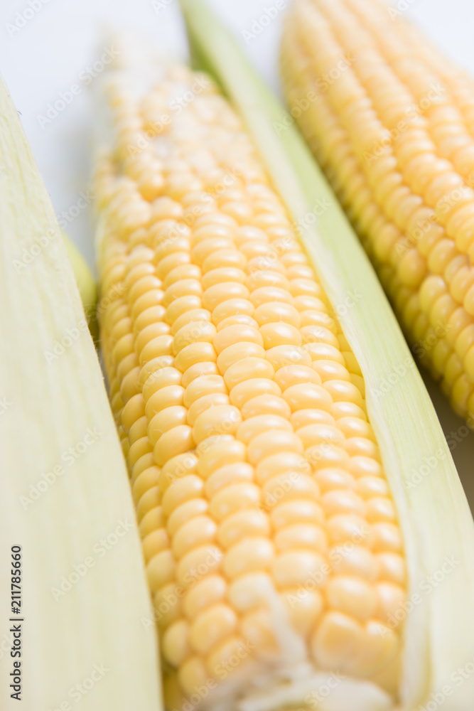 Corn Cob. Fresh peeled cobs of corn Corn Cob. Fresh peeled cobs of corn
