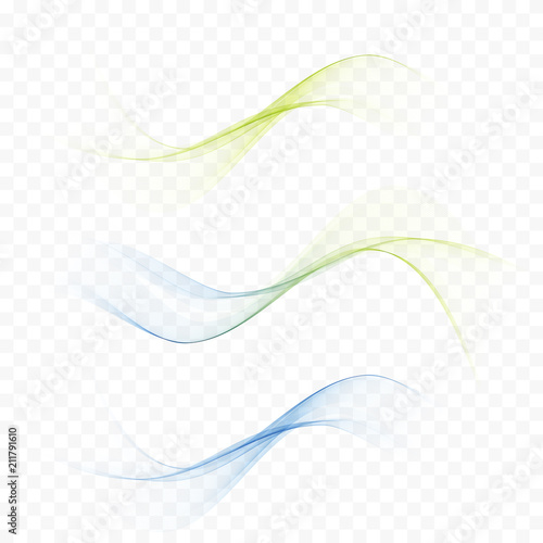 Abstract web smooth mild divider lines - fashion headers or footers. Vector illustration