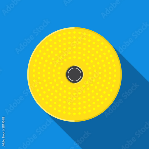 Waist twist disc vector flat design.