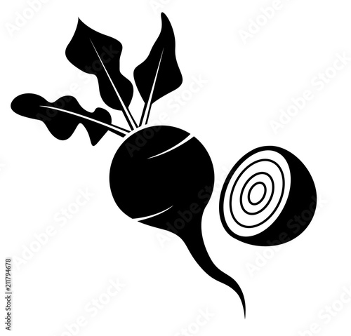 beetroot sign icon