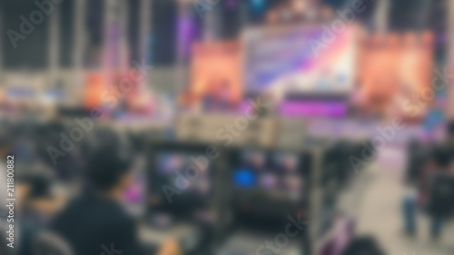 Wallpaper Mural video switch for television broadcast.  audio mixer of live recording event on stage Torontodigital.ca