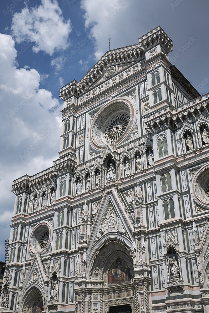 Fototapeta premium Firenze, Italy - June 21, 2018 : View of Florence Cathedral (Cattedrale di Santa Maria del Fiore)