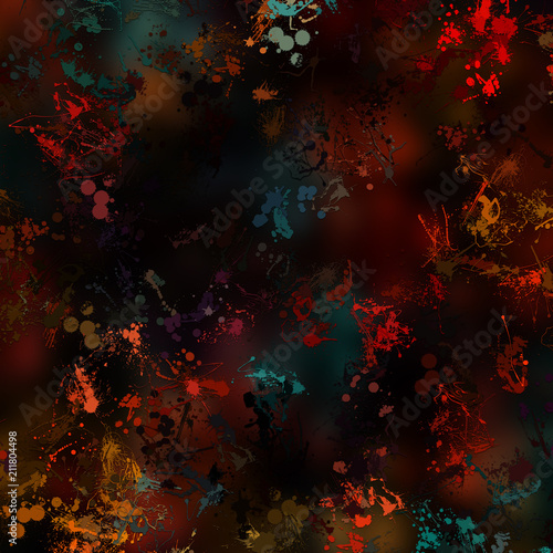 Splatter Background 4000 x 4000 Illustration © Randall