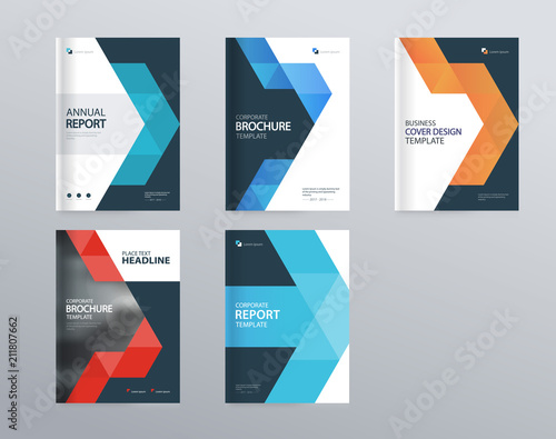 abstract poster cover design template for brochure, flyer, magazine ,annual report, and presentation . vector for editable.