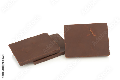 chocolate isolated on white background