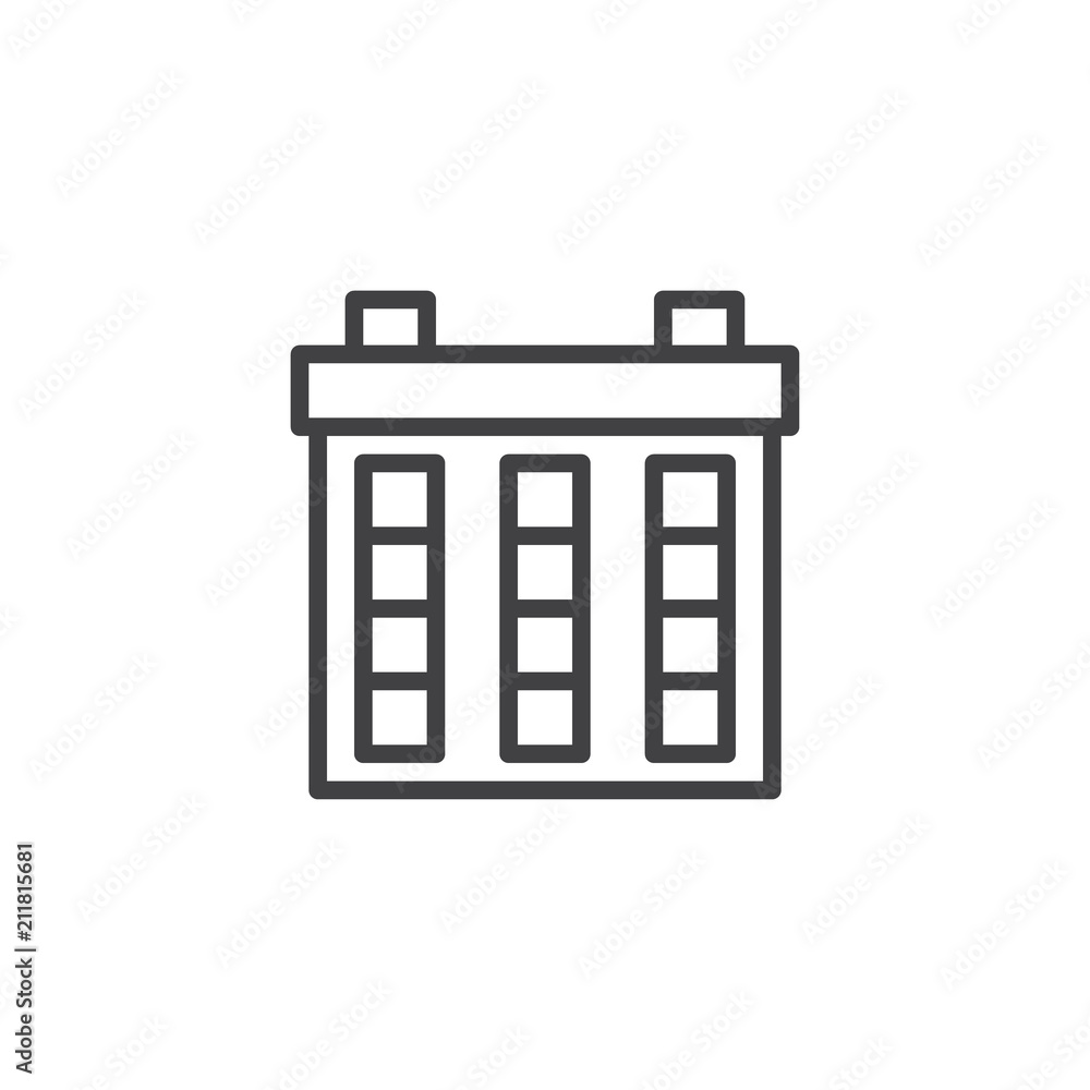 Calendar outline icon. linear style sign for mobile concept and web design. Reminder simple line vector icon. Symbol, logo illustration. Pixel perfect vector graphics Calendar outline icon. linear style sign for mobile concept and web design. Reminder simple line vector icon. Symbol, logo illustration. Pixel perfect vector graphics