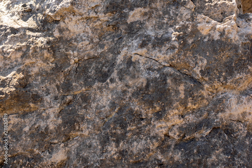Brown stone wall, background, texture