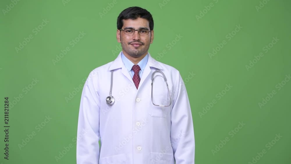 Young handsome Persian man doctor Young handsome Persian man doctor