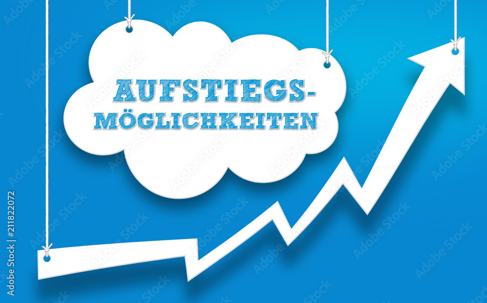 Aufstiegsmöglichkeiten StockIllustration Adobe Stock