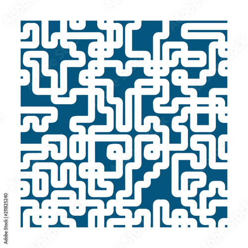 vector maze abstract - puzzle labyrint symbol, puzzle