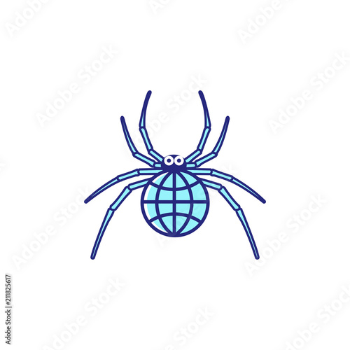 spider technology graphic abstract shape modern