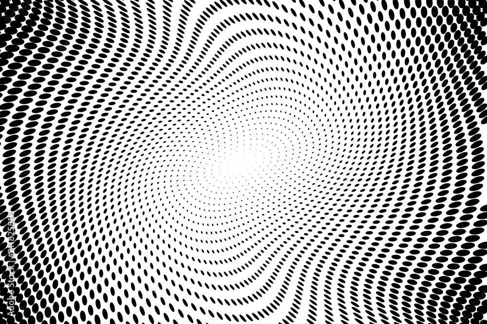 Wave Halftone background. Abstract Pattern in pop art style. Vintage, retro backdrop. Futuristic panel Vector illustration Wave Halftone background. Abstract Pattern in pop art style. Vintage, retro backdrop. Futuristic panel Vector illustration