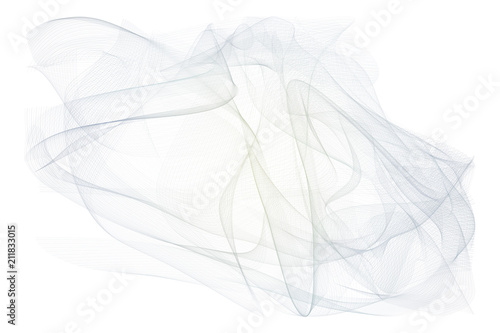 Smoky line art illustrations background abstract, artistic texture. Design, generative, template & drawing.