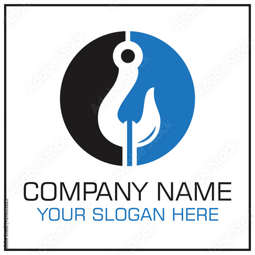 Tow Hook Vector Logo for Towing Service Company