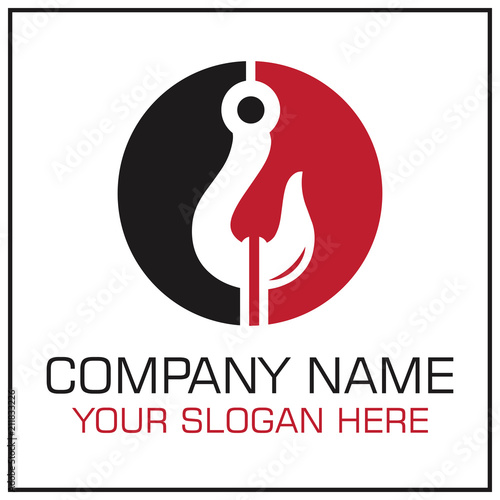 Tow Hook Vector Logo for Towing Service Company