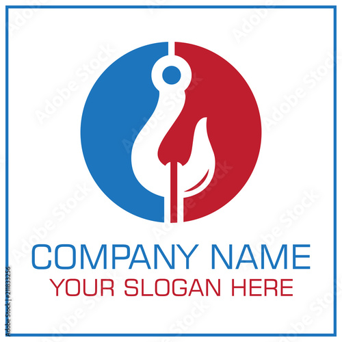 Tow Hook Vector Logo for Towing Service Company