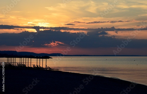 sunset at the sea   © oljasimovic