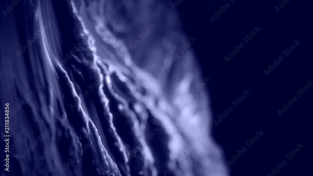 CG Fractal abstract background animation with depth of field. Seamless loop. Black and white. CG Fractal abstract background animation with depth of field. Seamless loop. Black and white.