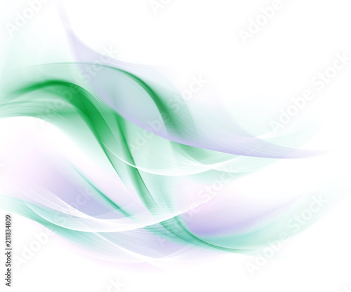 Abstract colored background, abstract lines twisting into beautiful bends © Victoria