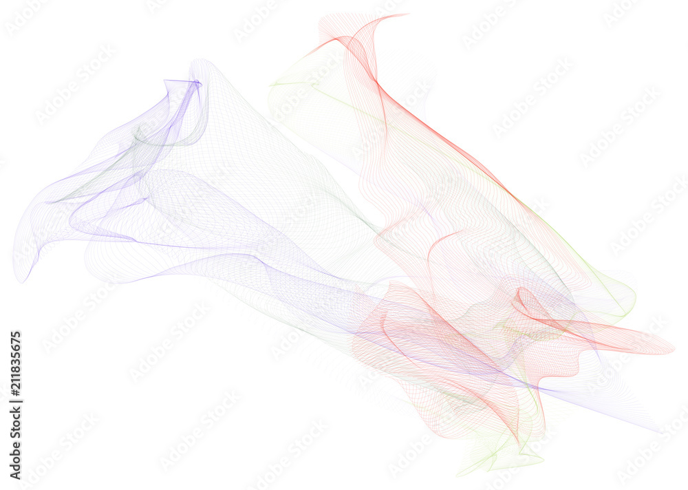 Smoky line art illustrations background abstract, artistic texture. Graphic, messy, digital & decoration.