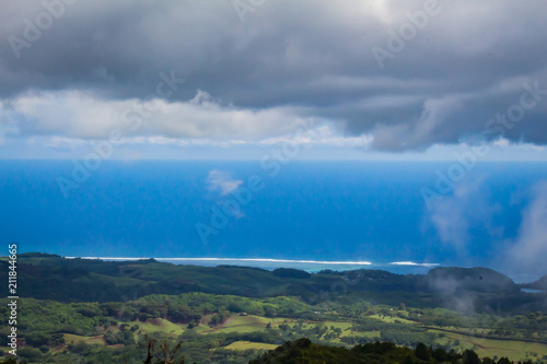 Spectacular landscape of Mauritius island