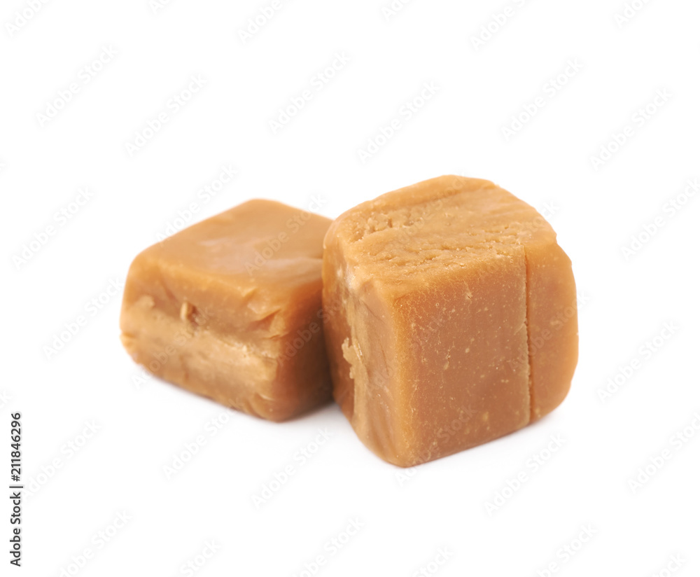 Scottish whisky fudge candy isolated Scottish whisky fudge candy isolated