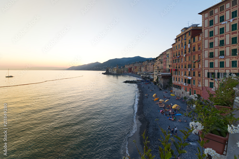 Sunset on the sea - Camogli - Liguria - Italy