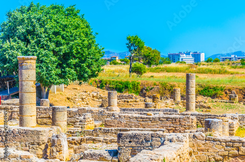 Roman theatre of Pollentia at Alcudia, Mallorca, Spain photo
