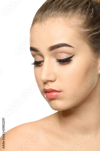 Young woman with beautiful ...