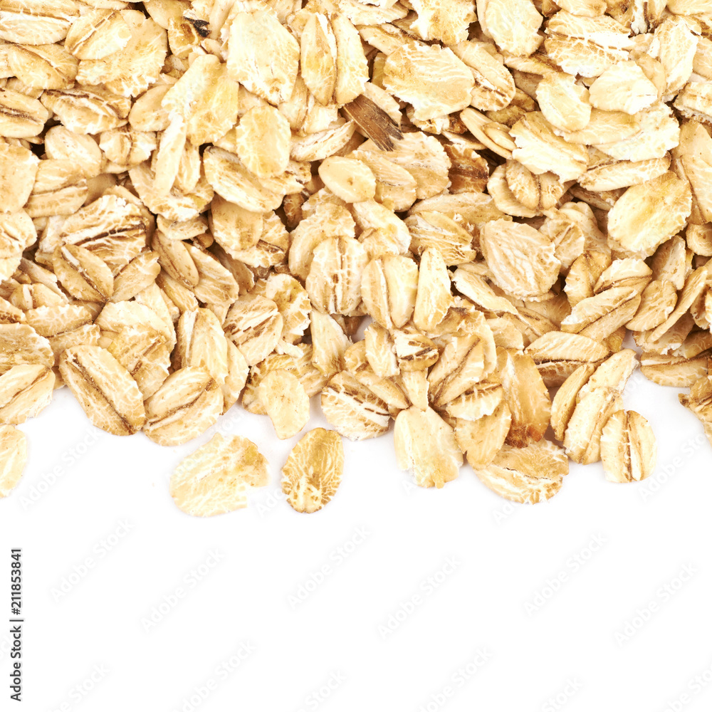 Surface coated with the oatmeals Surface coated with the oatmeals