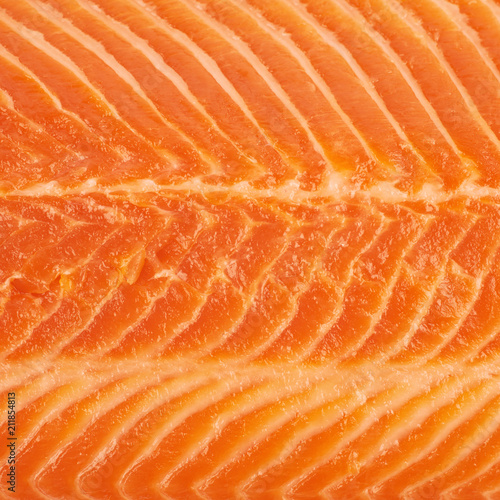 Close-up fragment of salmon fish