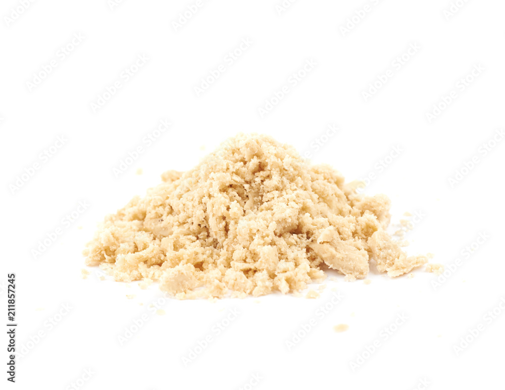 Beige halva confection isolated Beige halva confection isolated