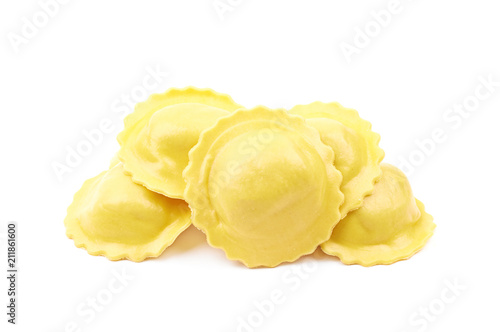 Carta da parati Cheese ravioli composition isolated