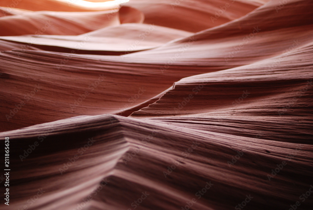 Obraz premium Close up sandstone texture in Antelope Canyon
